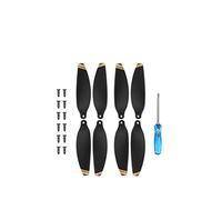 Vuzmode Propellers Low Noise Propeller Wing Fans Drone Prop Blades, For DJI Mavic Mini 2/Mini SE Drone 9 Inch Two Blade Propeller(4 Pairs Gold)