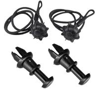 Vuzmode Rear Parcel Shelf String, for Seat, for Toledo IV 2013 2014 2015 2016 2017 2018 2019 Car Trunk Parcel Shelf Strap String Clips Tray String 1K6863447A 1M6867574A(1 set) Car Parcel Shelf Hook(BL