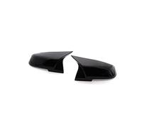 Vuzmode Rearview Mirror Cover Cap Real Carbon Fiber Black, for, Series 1 2 3 4 X M 220i 328i 420i F20 F21 F22 F23 F30 F32 F33 F36 X1 Replacement Covers Car Rearview Mirror Cover Housing Case(BLACK 2p