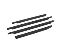 Vuzmode Window Door Seals 4pcs Black Car Window Weather Strip Window Glass Waterproof Pressure Strip Sealing Strip, for Toyota, for Sequoia 2001-2007 Car Door Seal