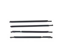 Vuzmode Window Door Seals 4PCS Car Outer Window Rubber Weatherstrip Waterproof Pressure Strip Sealing Belt Moulding Trim, for Toyota, for Prado 2010-2018 Car Door Seal