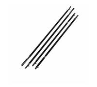 Vuzmode Window Door Seals Car Window Weatherstrips, for Lexus, for GX470 2003 2004 2005 2006 2007 2008 2009 Door Rainproof Weather Strips Car Door Seal(Black Black-Rear Pair)