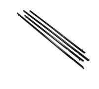 Vuzmode Window Door Seals, for Civic, 2006-2019 Car Silver Side Door Glass Window Sealing Strip Weather Strip Moulding Trim Rubber Car Door Seal Strip(Black 06-11)