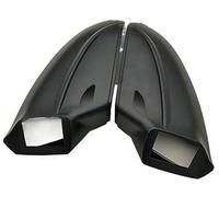 Vuzmode Wing Mirror Cover Side Bottom Lower Holder, for VW, for Golf, MK7, for GTI 7 .5 R Folding Wing Mirror Base Cover(BLACK Pair hole)