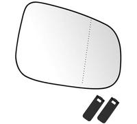 Vuzmode Wing Mirror Glass Heated Passenger Side, for Volvo C30 C70 2010-2013 S40 S60 S80 V40 V50 V60 V70, for Jaguar Xe Xf, for Xj 30716479 Wing Mirror Glass(BLACK For C30 2010 2013 Right)