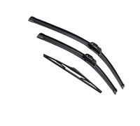 Vuzmode Wiper Front & Rear Wiper Blades Set, for Toyota, Avensis T250 2003-2009 Windshield Windscreen Window 24"+16"+ 12" Rear Wiper Blade(BLACK Left-hand drive)