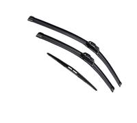 Vuzmode Wiper Front & Rear Wiper Blades Set Kit, for Subaru, Impreza GJ GP VA 2014-2016 Windscreen Windshield Window 26"+16"+14" Rear Wiper Blade(BLACK Left-hand drive)