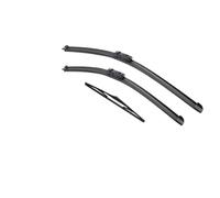 Vuzmode Wiper LHD Front & Rear Wiper Blades Set, for Subaru, Impreza XV GK GT 2017 2018 2019 2020 Windshield Windscreen 26"16"14" Rear Wiper Blade(BLACK Left-hand drive)