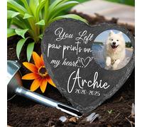 VUZUCOSH Dog Memorial Stone, Dog Memorial Gifts for Loss of Dog, Pet Memorial Gifts for Dogs, Pet Memorial Stone, Pet Memorial Stones for Dogs Cemetery Decorations for Grave, Cat Memorial Gifts