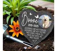 VUZUCOSH dog memorial stone, dog memorial gifts for loss of dog, pet memorial gifts, pet memorial stones, pet memorial stones, dog decorations