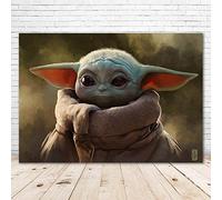 VV Backdrop Happy Birthday Baby Yoda Backdrop 7x5 Star Wars Baby Yoda Background for Pictures Vinyl Photo Backdrop Baby Yoda Banner for Kids Party Supplies