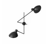 VV Cinquanta Wall Light Twin Black/Black