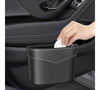 vvag Car Trash Can,Mini Vehicle Trash Bin Organizer with 20pcs Plastic Trash Bags,Leak-Proof Small Garbage Bin for Auto Vehicle, Car Door & Back Seat,Portable for Home Office Travel