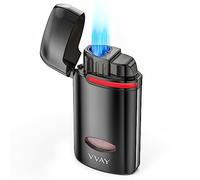 VVAY Jet Lighter, 3 Flame - Butane Refillable (Butane Gas Not Included)