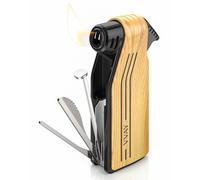 VVAY Soft Flame Pipe Lighter with Built-in Tools - Butane Refillable (Gas Not Included)