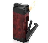 VVAY Soft Flame Pipe Lighter with Built-in Tools - Butane Refillable (Gas Not Included)