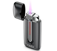 VVAY Windproof Jet Flame Lighter Gas Refillable Gas Not Included