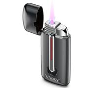 VVAY Windproof Jet Flame Lighter - Gas Refillable (Gas Not Included)