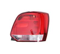 VVBNIN Auto Rear Tail Lamp Brake Stop Lights Rear Tail Light Parking Lamp Auto Driving Lamps Housing Without Bulbs Compatible With VW For Polo Hatchback 2011(Right)