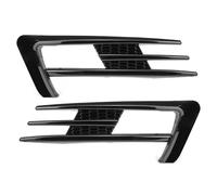 VVBNIN Compatible With For Golf 7 MK7 2012-2017 Car Bumper Front Fog Light Grille Cover Trim Fog Lamp Eyebrow Decorate Fog Light Bezels