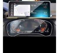 VVBNIN Compatible With For X3 2022 2023 2024 Car Navigation Screen Protector Instrument Dashboard Tempered Glass Protective Film Car GPS Navi Screen Film(Without camera 2PS)