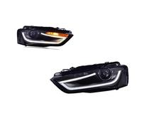 VVBNIN Headlamp Assemblies Compatible With A4 2012 2013 2014 2015 2016 Auto Front Bumper Headlamp Driving Light DRL Brake Headlight Assemblies Turn Signal Lamp