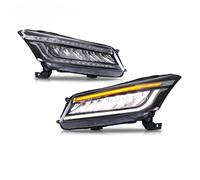 VVBNIN Headlamp Assemblies Compatible With Accord 2008 2009 2010 2011 2012 2013 DRL Front Bumper Headlamp Brake Headlight Turn Signal Auto Exterior Accessories