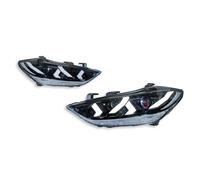 VVBNIN Headlamp Assemblies Compatible With Hyundai For Elantra 2016 2017 2018 2019 2020 Headlight Assembly Demon Eyes Sequential Turn Signal Car Light Head Lamp