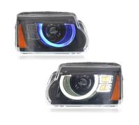 VVBNIN Headlamp Assemblies Compatible With Land For Rover For Discovery 4 2010 2011 2012 2013 Front Turn Signal Lights DRL Angel Eye Headlights Xenon Head Lamp