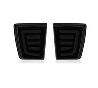 VVBNIN Rear Bumper Tail Light Compatible With Mitsubishi For Pajero For Shogun For V97 V98 V87 V93 V95 For Montero 2007-2020 Tail Brake Light Rear Bumper Reflector(Smoked)