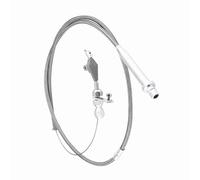 VVBNIN Trans Shifter Shift Cable Compatible with Chevy 350 TH350 Stainless Steel Braided Transmission Kick Down Cable Detent Kickdown Ward Reverse Cable