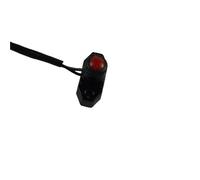 VVBNIN Universal 7/8" Motorcycle Switch Handlebar Mount Electric Power Start Kill Horn Fog Light With Wire Harness Button Handlebar Switch Button Motorcycle Start Stop Button(Red 2)