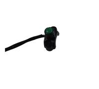 VVBNIN Universal 7/8" Motorcycle Switch Handlebar Mount Electric Power Start Kill Horn Fog Light With Wire Harness Button Handlebar Switch Button Motorcycle Start Stop Button(Green 1)
