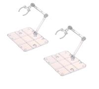 vvchwei 2Pcs Action Figure Stand, Doll Model Display Holder Base Doll Support Stand Compatible with HG RG SD SHF Gundam 1/144 Toy Collectible Display and Storage