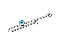 VVCome Men's Classic Luxury Zircon Crystal Tie Clip Silver Tone Light Brass Regular Necktie Tie Clip for Wedding Groomsmen Grooms Business Anniversary, silver, Medium