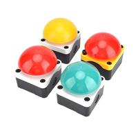 VVCPVDXCI 1pcs Pedal Push Button Momentary Latching Waterproof IP65 Self Reset E-stop Foot Switch Big Mushroom Emergency Stop