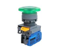 VVCPVDXCI 22mm FXBY6 Mushroom Head Plastic Switch with LED Momentary Self-Locking illuminated Push Button 1NO1NC 10A 12V 24V 220V