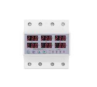 VVCPVDXCI 3 Phase 100A Din rail adjustable Over Under Voltage current limit protection Relay Protector SYN ASYNC Synchronous Asynchronous