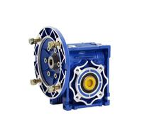 VVCPVDXCI Round Flange NMRV030 Worm Reducer Gear Gearbox Input 9/11mm Output 14mm for Nema23 Induction Motor