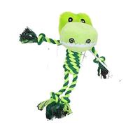 VVDPJLS Dog Cotton Rope Chewing Toys Animal Shape Bite Resistant Teething Toys Dog's Good Companion Teeth Cleaning No Stuffing(YJ93405)