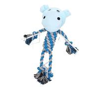 VVDPJLS Dog Cotton Rope Chewing Toys Animal Shape Bite Resistant Teething Toys Dog's Good Companion Teeth Cleaning No Stuffing(YJ93402)