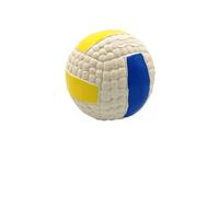 VVDPJLS Soft Pet Ball Squeaky Toy For Small Large Dog Rugby Tennis Football Basketball Latex Tooth Cleaning Training Toys(Volleyball L)