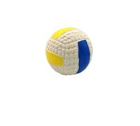 VVDPJLS Soft Pet Ball Squeaky Toy For Small Large Dog Rugby Tennis Football Basketball Latex Tooth Cleaning Training Toys(Volleyball S)