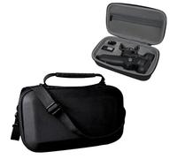 VVGAOGES Osmo Mobile 7/7P Carrying Case, PU Leather Portable Travel Bag for DJI OM 7/7P Gimbal Stabilizer & Accessories with Shoulder Strap (Black)