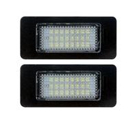Vvhabpm LED Number Plate Light For A1 For A4 B8 For A5 S5 For A6 S6 For A7 For Q5 TT TTS 2D Car Canbus Led License Number Plate Lights 6000K White No Error 8T0943021