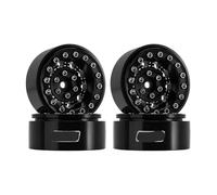 VVHKMSIL 1.3 Aluminium Beadlock Wheel Rims Compatible With 1/24 1/18 RC Crawler Car Models Universal Fit W1305