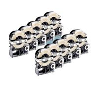 VVHKMSIL 10PK 9mm Black On White Labels Compatible With SS9KW 3WBN Label Maker Works With LW-300 LW-400 LW-K400 Models