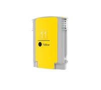 VVHKMSIL 11 82 Ink Cartridge Compatible With Designjet 111 111R Printer Replacement Ink Cartridge For Part Number CH565A C4836A C4837A C4838A(Yellow)