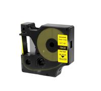 VVHKMSIL 12mm Compatible Labels 18443 18432 18444 18433 18445 1805431 For Compatible Printer Models 4200 5000 5200 6000(Black on Yellow)