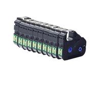 VVHKMSIL 12mm Label TAPE LB200BK Labels Maker TAG For MK1500 MK2100 MK2500 Printer PVC Casing Printing Compatible With Printer Models MK1500 MK2100 MK2500(10 Pcs)